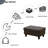 Faux Leather Ottoman-1103851050-1103851054