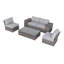 Ensemble de conversation en osier pour 4 personnes avec coussins Avaneesh-834471760