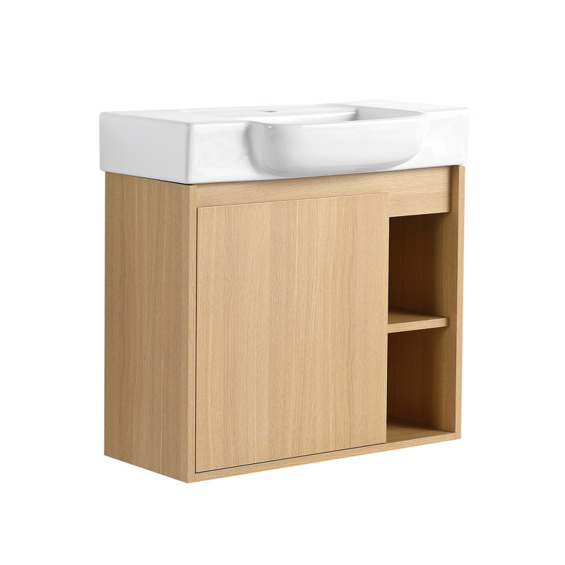 Ensemble de meuble-lavabo mural moderne 24 po