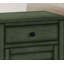 Table d'appoint, table de chevet, tiroir de rangement, bout, table d'appoint, chambre à coucher, rangement, placage vert antique