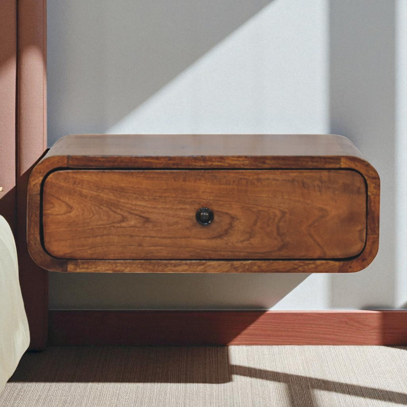 Archeveque 45cm W Solid Wood Bedside Table