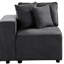 Fauteuil gris élégant avec siège polyvalent et dossier relaxant