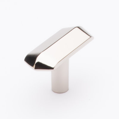 Eternity 2" Polished Nickel Decorative Cabinet Hardware T- Knob