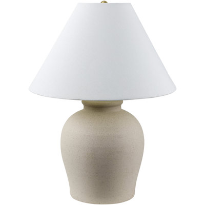 Chemise 22" Ceramic Table Lamp