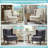 Bedford Decker 28.75" Wide Traditional Fabric Plaid Wingback Accent Armchair, Charcoal-52189349