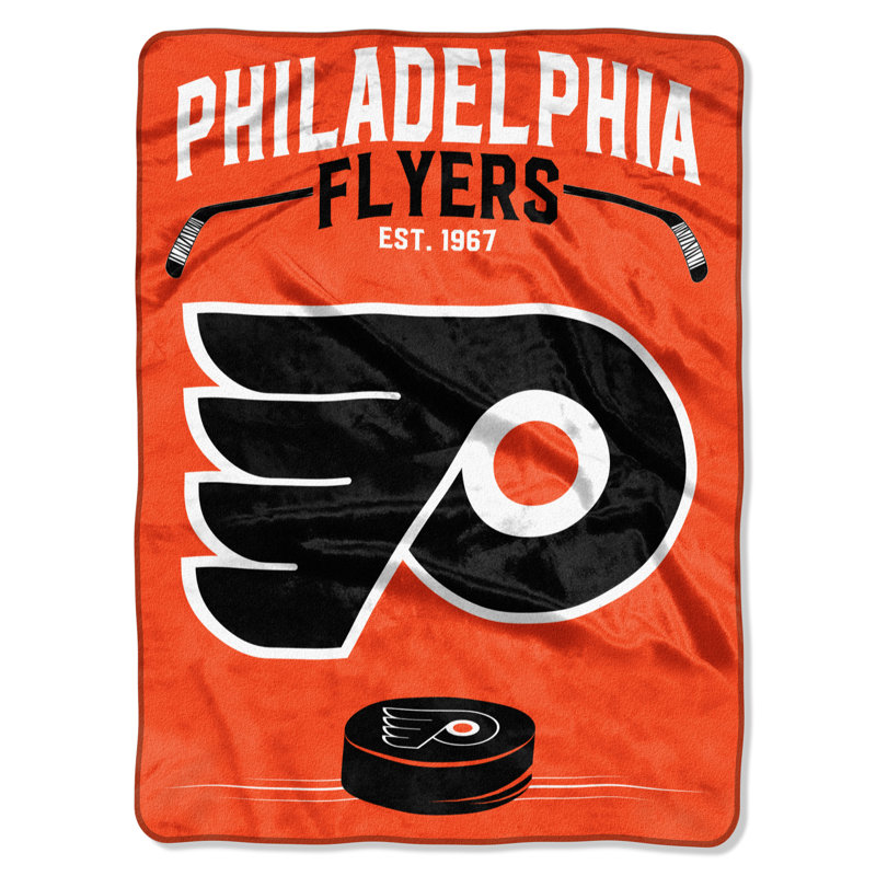 Jeté raschel nhl inspiration, Flyers