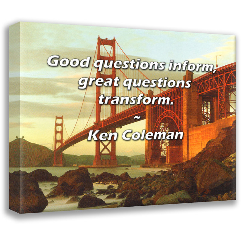Artsy Quote By Ken Coleman Gallery Wrapped Canvas, 17" H x 24" W