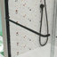 Porte de douche, porte coulissante, avec verre trempé de 1/4 po-112539537
