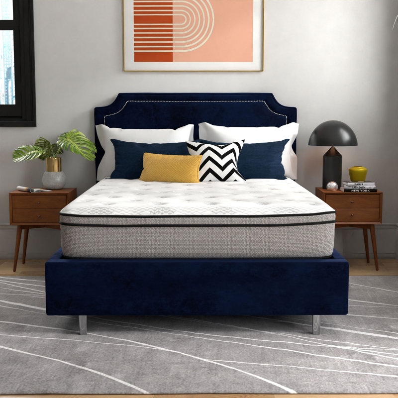 Early Bird Dual Cool Medium Hybrid Mattress, King, 12"