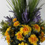 Centre de table mixte dans un vase