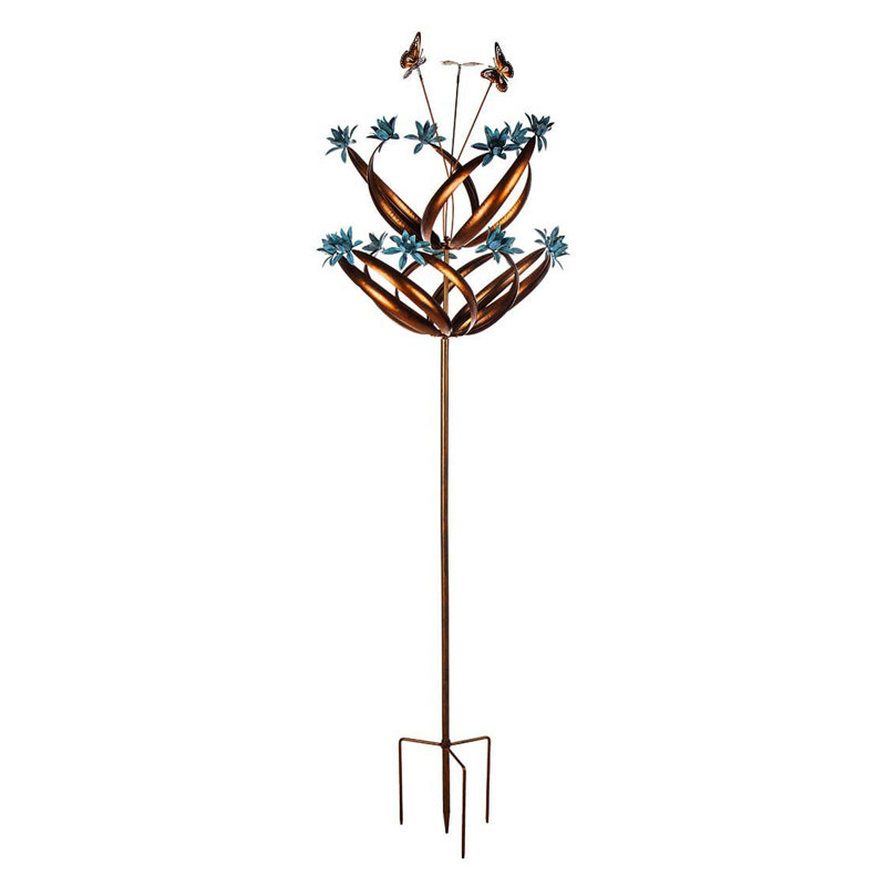 Piquet de jardin Laraib, H 33,07 cm x l 9,45 cm x P 24 cm, Cuivre