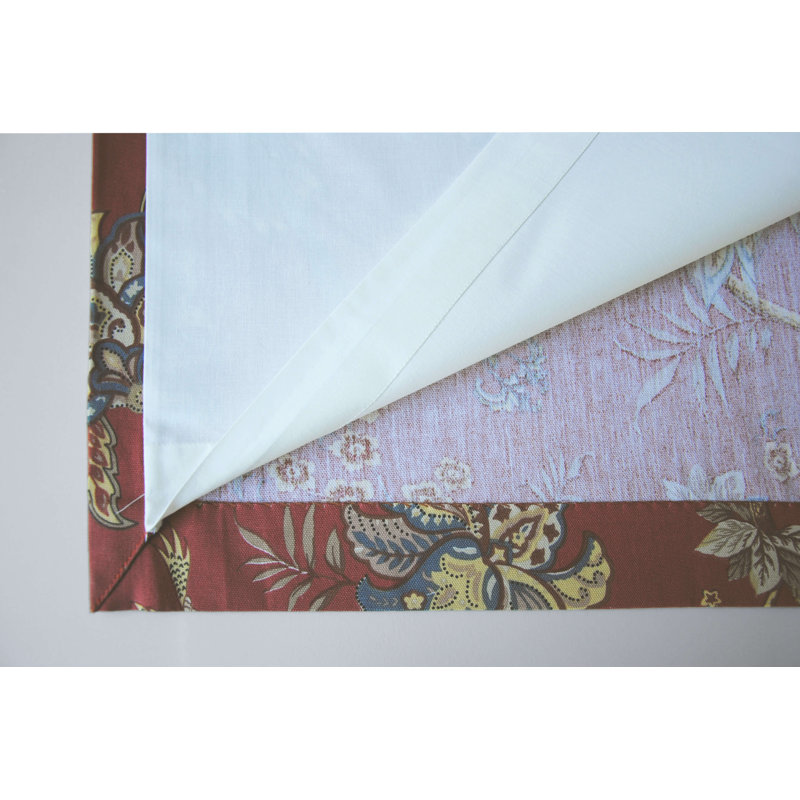 Powis Pencil Pleat Room Darkening Curtain, 114cm Width x 137cm Drop, Terracotta