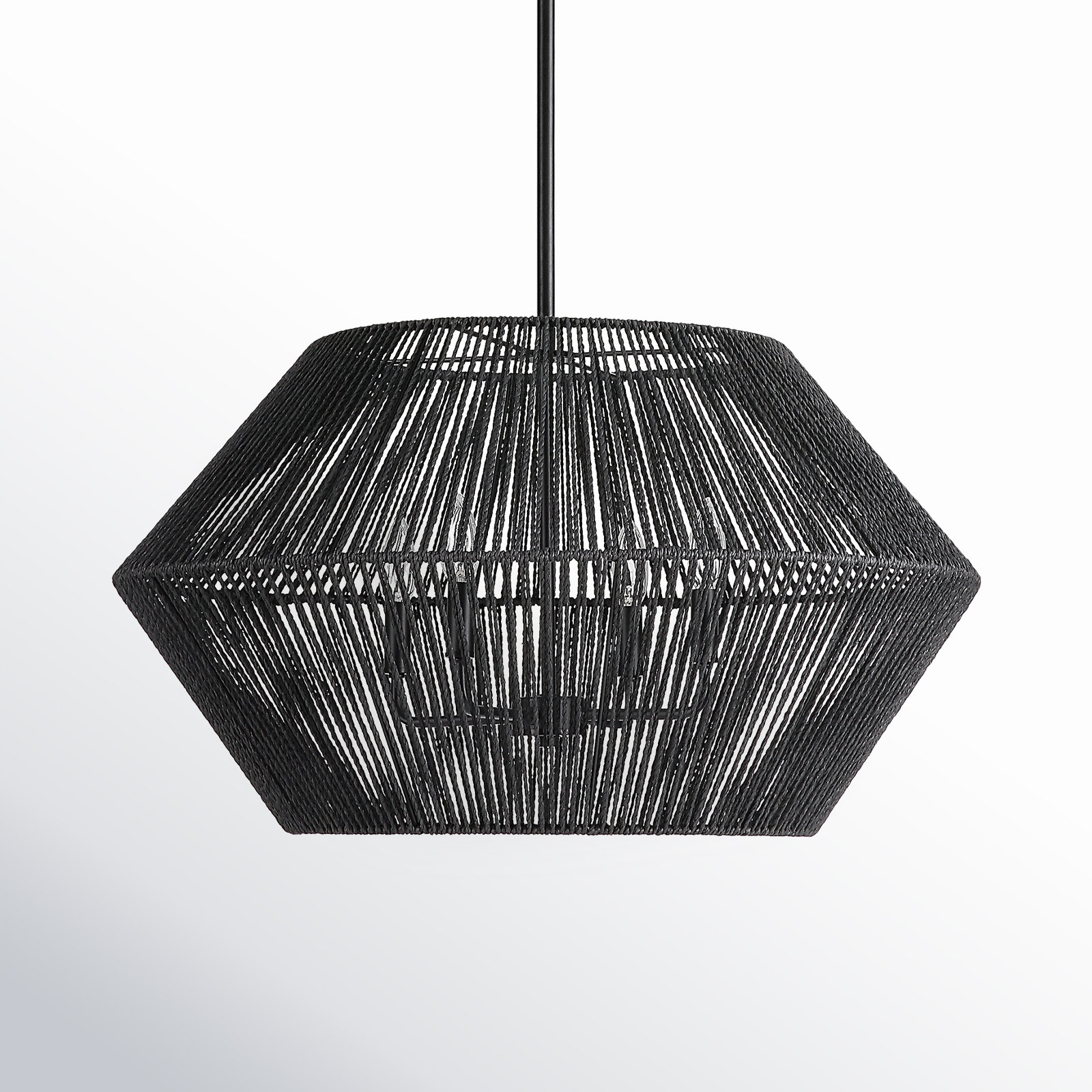 Gana 4 Light Rattan Pendant