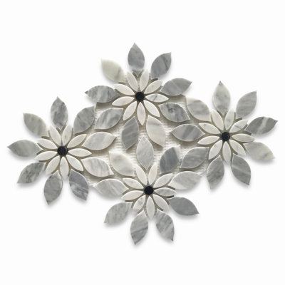 12" x 13" Marble Mosaic Wall & Floor Tile