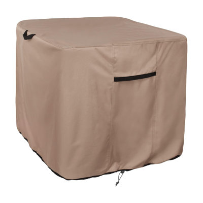 Waterproof Square Air Conditioner Cover For Outside AC Units Size Upto 30W X 30D X 32H Inch