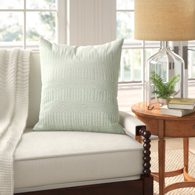 Cusson Geometric Down Outdoor Throw Pillow