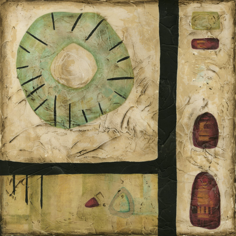 Stone Tile III - Wrapped Canvas Art Prints, 30cm H x 30cm W x 3.8cm D