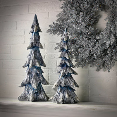 Arbre à neige en résine 17,5 po