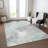 Machine Washable Indoor/Outdoor Claudian ACN1515 Seafoam Rug-109535219