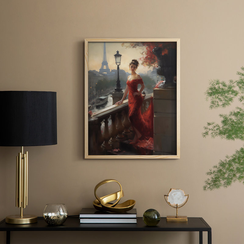 Reproduction encadrée WOMEN Series CDL XXII - bois massif, Naturel, H 21 po x l 17 po