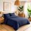 Ultra Soft 3-Piece Dyed Duvet Cover Set With Pillowcases-119208093-119208103