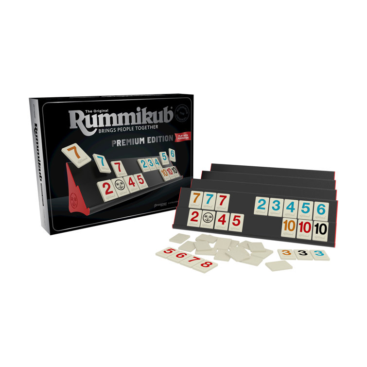 TRAVEL Picnic Rummy Tile Game Set High Quality Plastic Rumicube