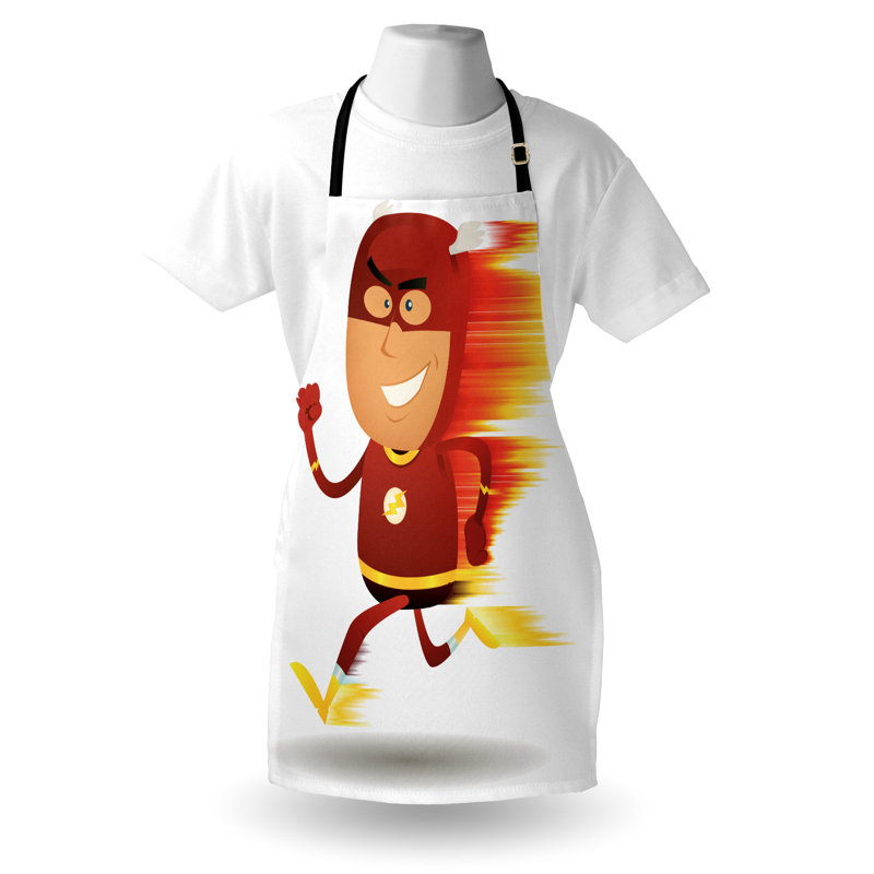 No Pattern Bib Apron