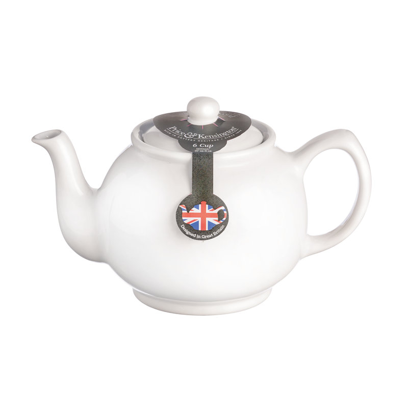 Price & Kensington Teapot, White, 6 cups