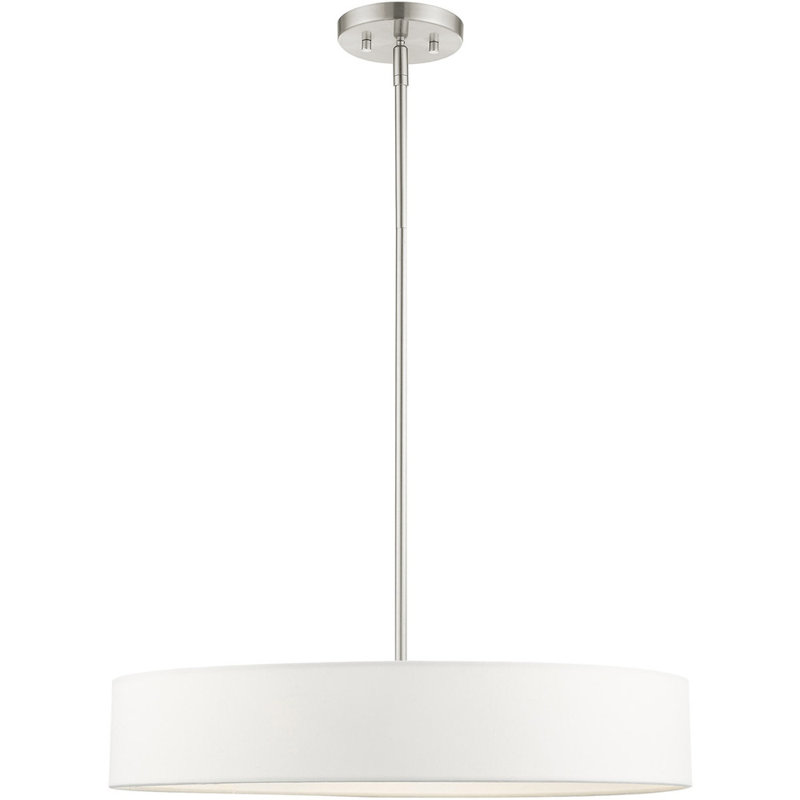 4 - Light Dimmable Drum Chandelier