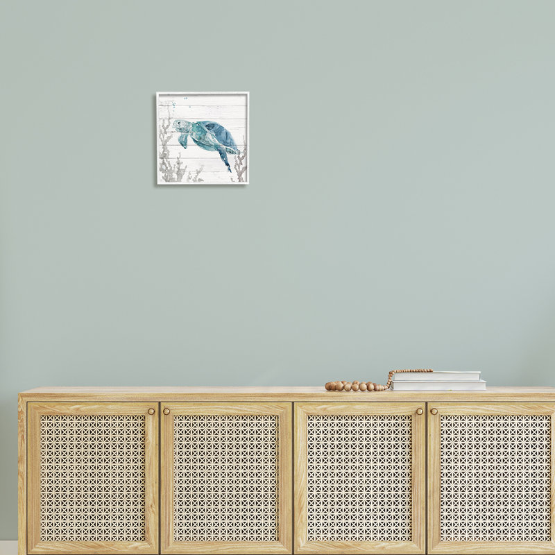 Boostez votre ferme humoristique Moo-D-ao-771, H 12 po x l 12 po x P 1,5 po, Giclée encadrée blanc bord de mer