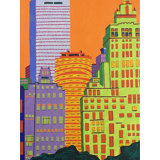 Midtown Print by Sue Graef