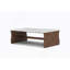 Table basse moderne avec plateau en faux marbre, table d'appoint, table de cocktail pour le bureau du salon-1135286082