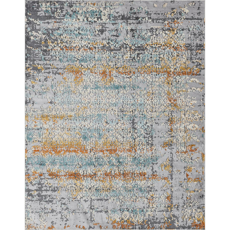Abstract Indoor Rug, Rectangle 9' x 12'