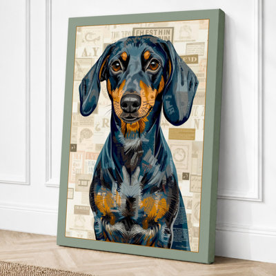 Alert Hound Eclectic - Wrapped Canvas