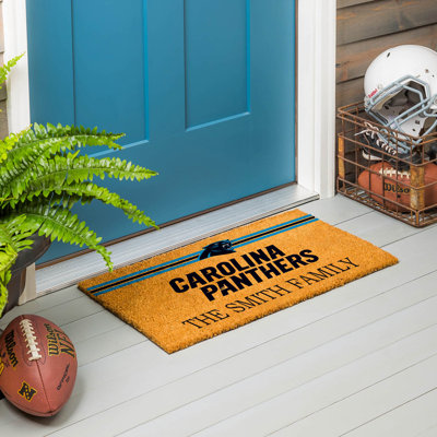 Sundara NFL 18" x 30" Personalizable Outdoor Coir Doormat