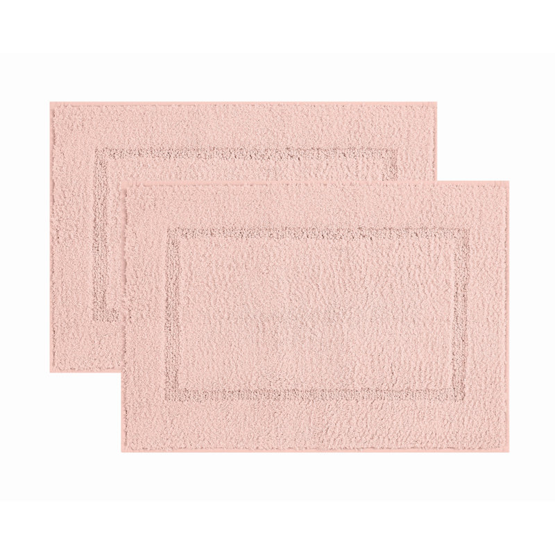  Cloud Bath Rug, 20x34 Rug 2 Pack, Blush