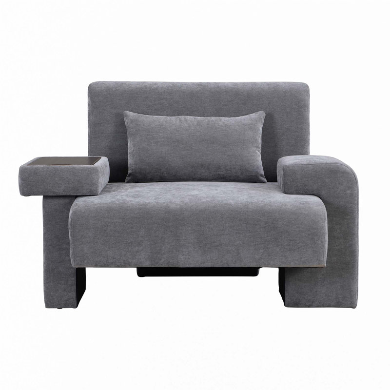 Oversized Armchair, Gray