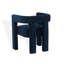 Chaise de salle à manger en velours 24,75 po Scott-372944332