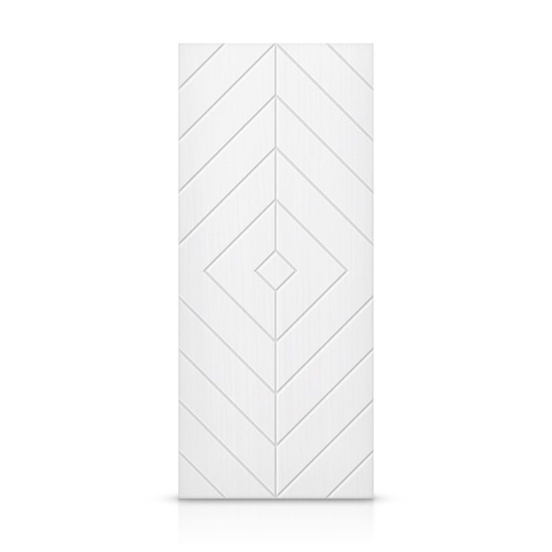 Porte standard à panneaux en bois, Crème clair, 36 po x 80 po