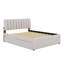 Lit plateforme tapissier avec lit gigogne-650021526