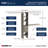 SuiteSymphony 72" W - 108" W Closet System with Drawers-70982678
