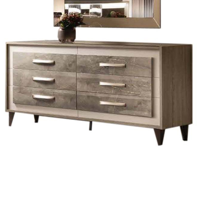 Commode double 6 tiroirs