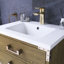 Lavabo autoportant 24 po chêne gris