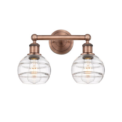 Éclairage pour meuble-lavabo à 2 lumières à intensité variable Natick