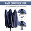 455cm Market Parasol-928853883