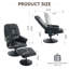 Fauteuil inclinable de massage avec repose-pieds-1766818193
