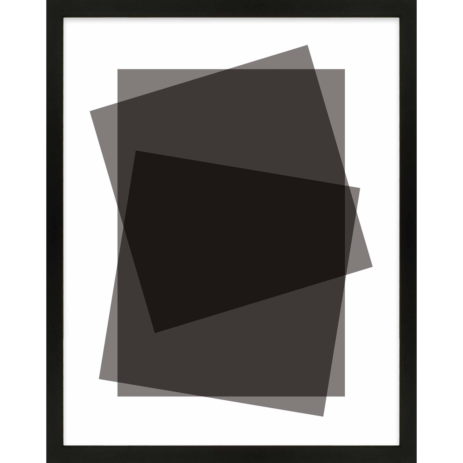 Kami "Black Kami" Print by Jacques Pilon, Black Framed Paper, 50" H x 40" W