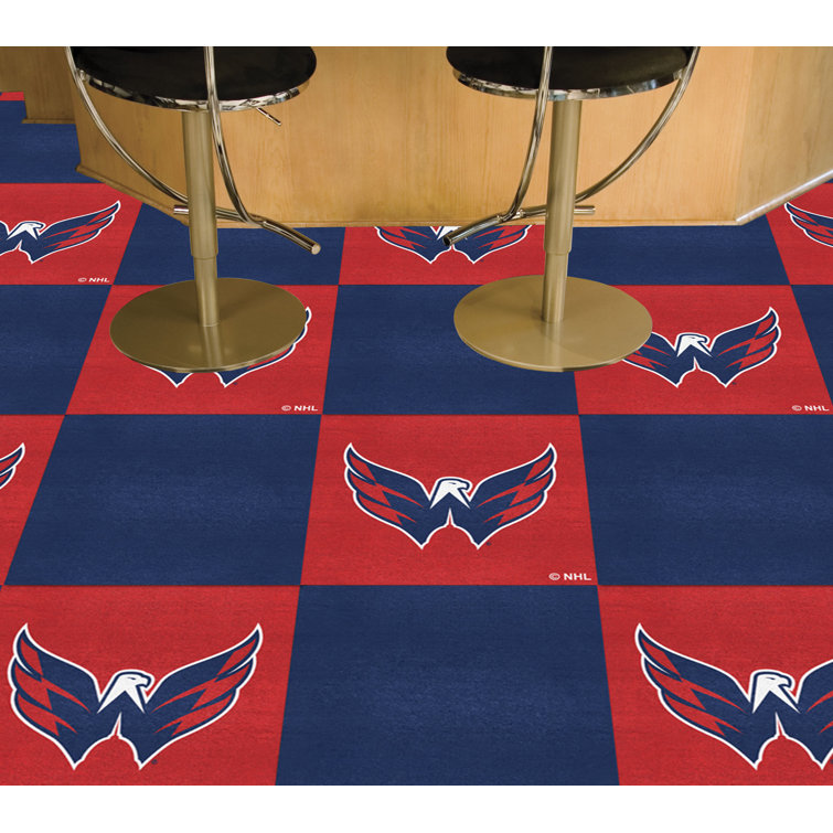 NHL Team Carpet Tiles Washington Capitals
