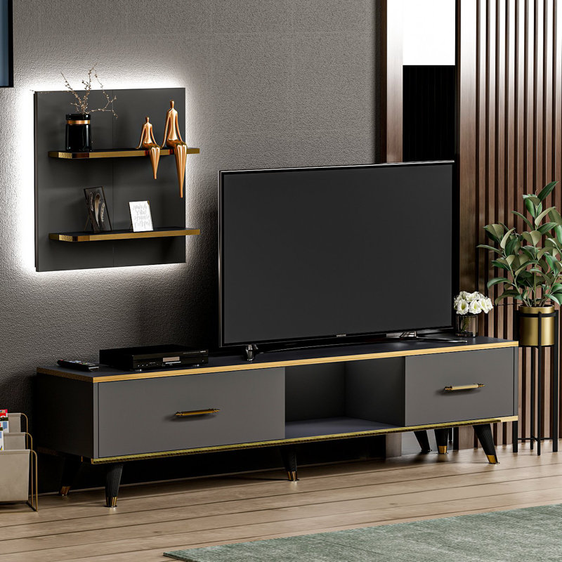 Creil Unfinished TV Stand for TVs up to 48"