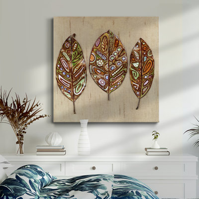 Toile tendue bohémienne Trio I-Premium Gallery - prête à être accrochée